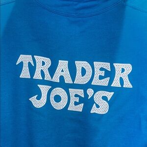 Trader Joe's Blue Sweatshirt